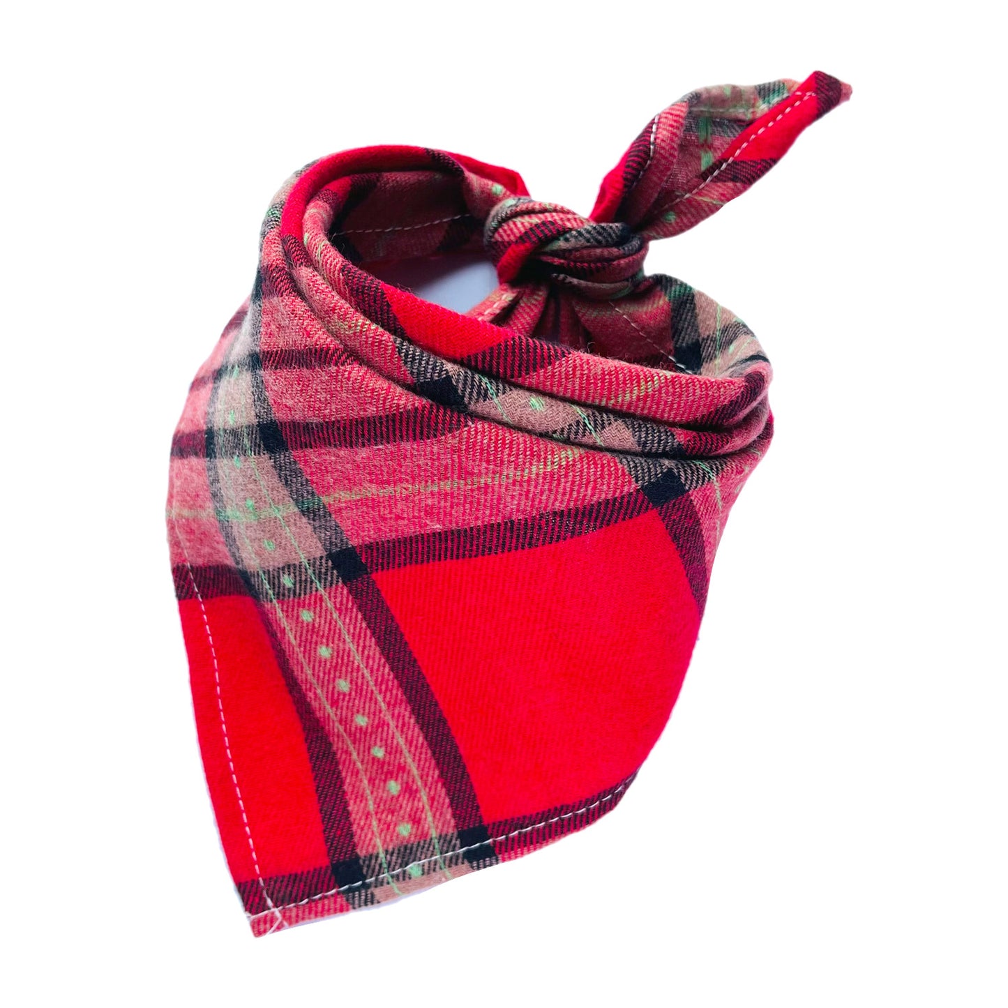 30 Color Thick Plaid Triangle Bib for Babies & Pets