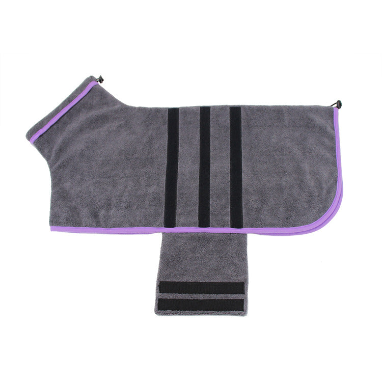 Multi-Color Absorbent All-Inclusive Pet Bathrobe