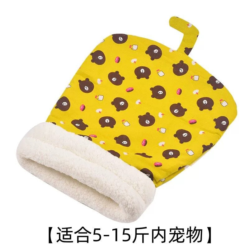 Winter Enclosed Cat Bed Tunnel for Pets