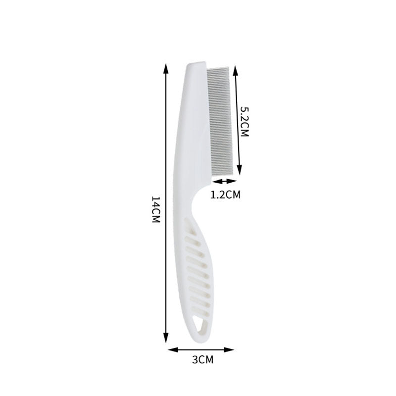 Stainless Steel Pet Flea Comb for Cats with Fine Teeth