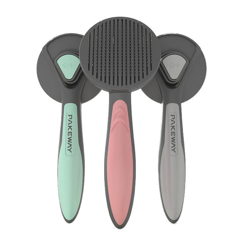 Pet Grooming Brush for Cats and Dogs with Fur Remover