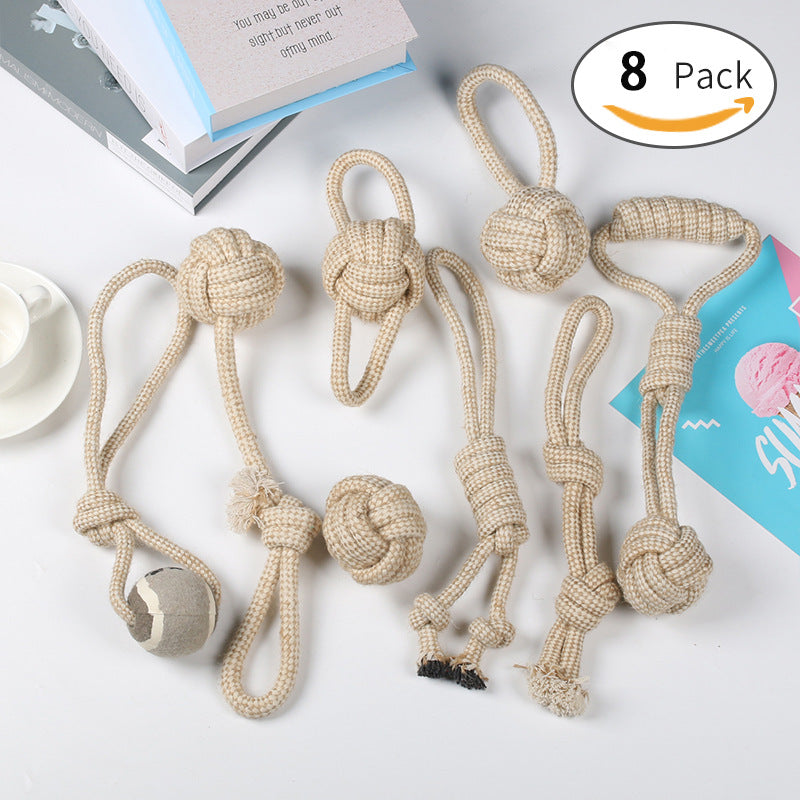 Dog Chew Rope Toys for Small and Large Breeds Set