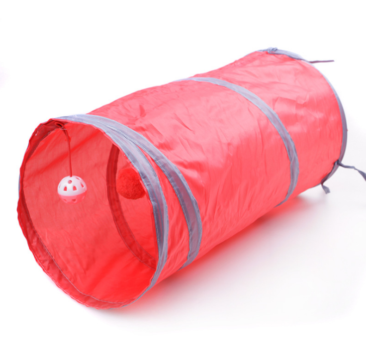 Cat Tunnel with Crinkle Paper, Foldable and Collapsible