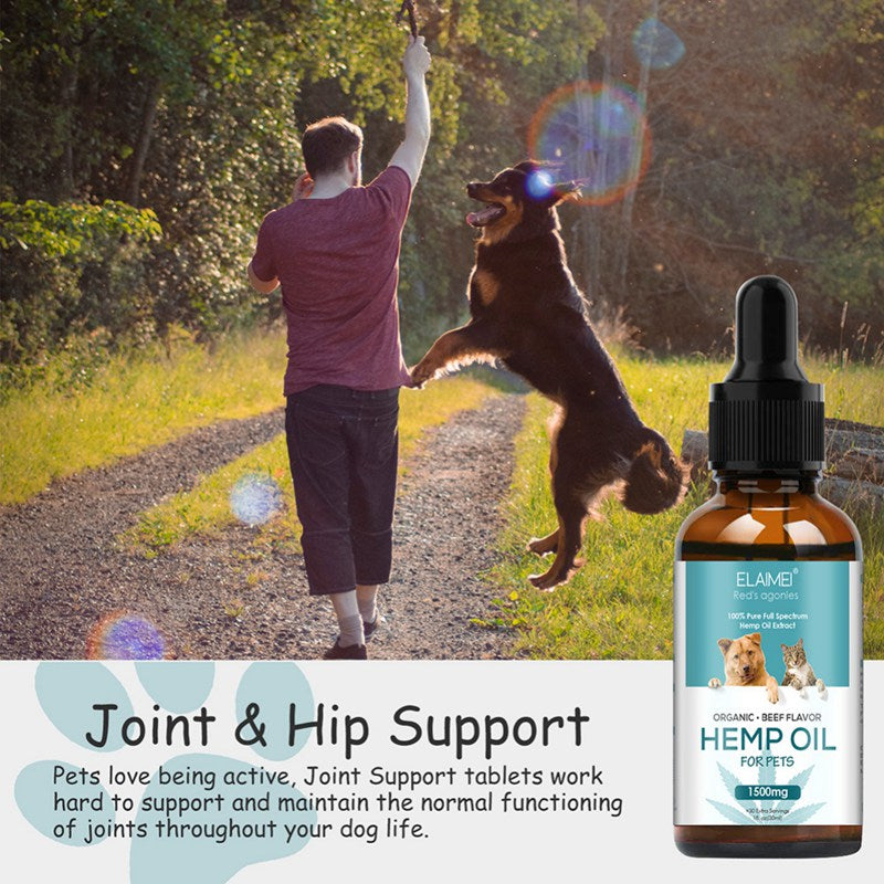 Pet Hemp Oil, Hemp Seed Oil for Dog Coat Care