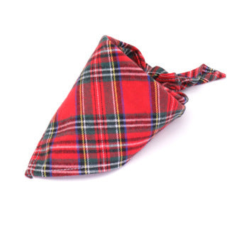 30 Color Thick Plaid Triangle Bib for Babies & Pets
