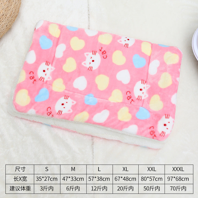 Universal Pet Bed Mat for Cats and Dogs - Thick Blanket