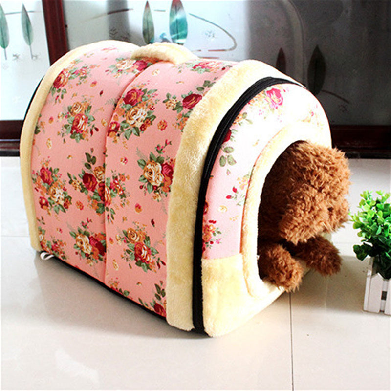 Removable Washable Thick Warm Pet Kennel (Cat & Dog)