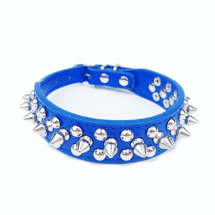 Studded Leather Dog Collar for Small to Medium Dogs
