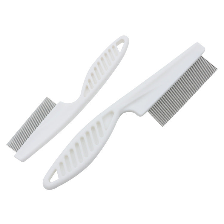 Stainless Steel Pet Flea Comb for Cats with Fine Teeth