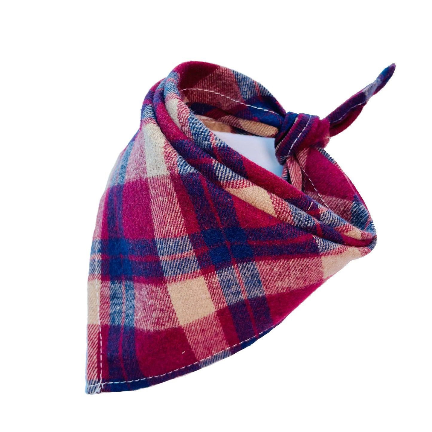 30 Color Thick Plaid Triangle Bib for Babies & Pets