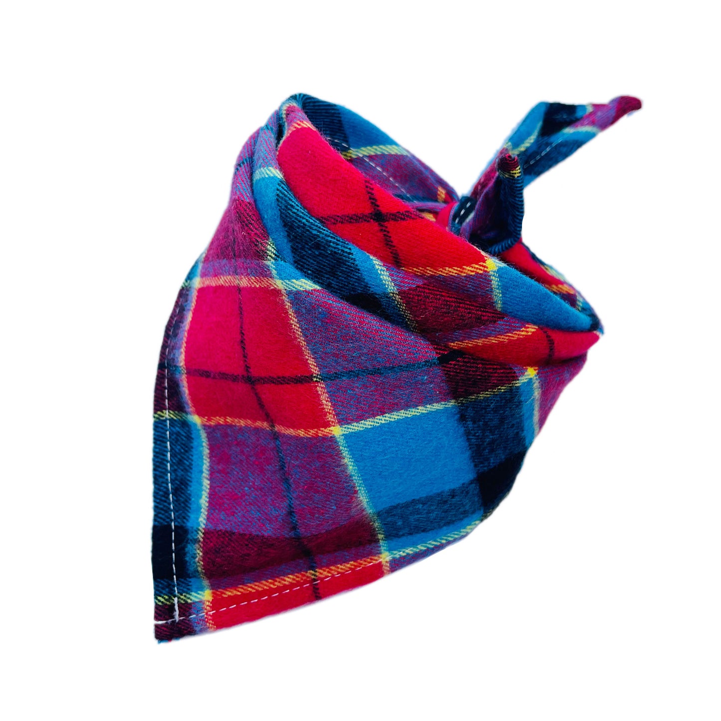 30 Color Thick Plaid Triangle Bib for Babies & Pets