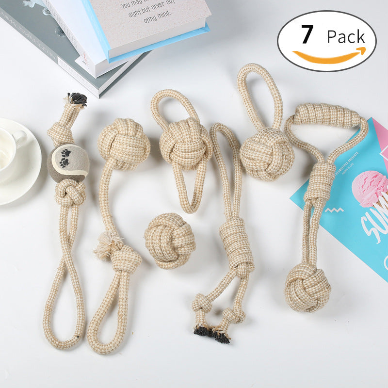 Dog Chew Rope Toys for Small and Large Breeds Set