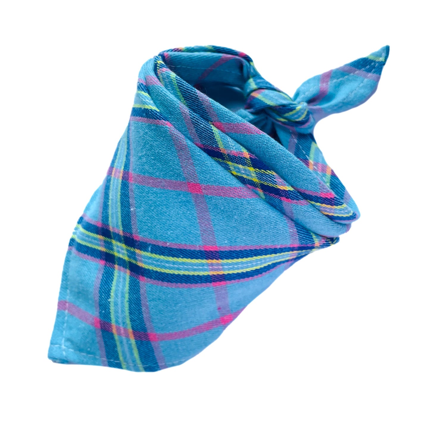 30 Color Thick Plaid Triangle Bib for Babies & Pets