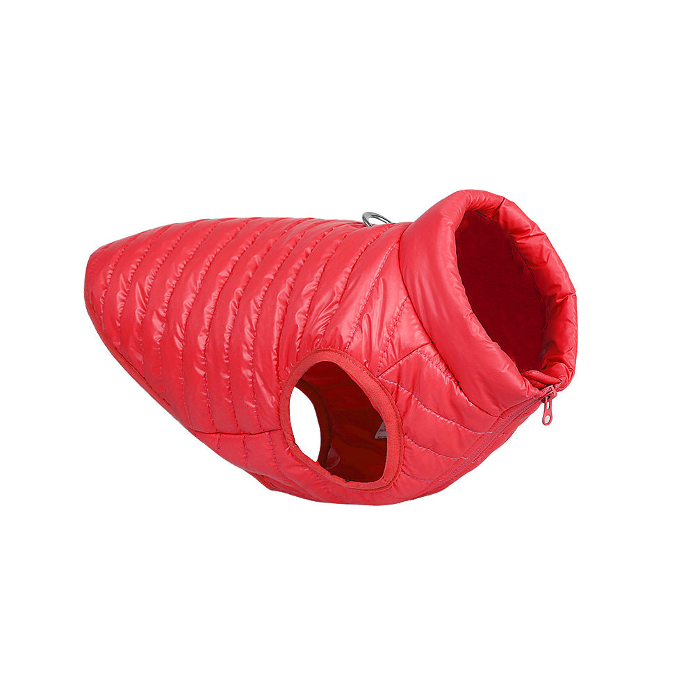Autumn Winter Nylon Zipper Jacket for Dogs