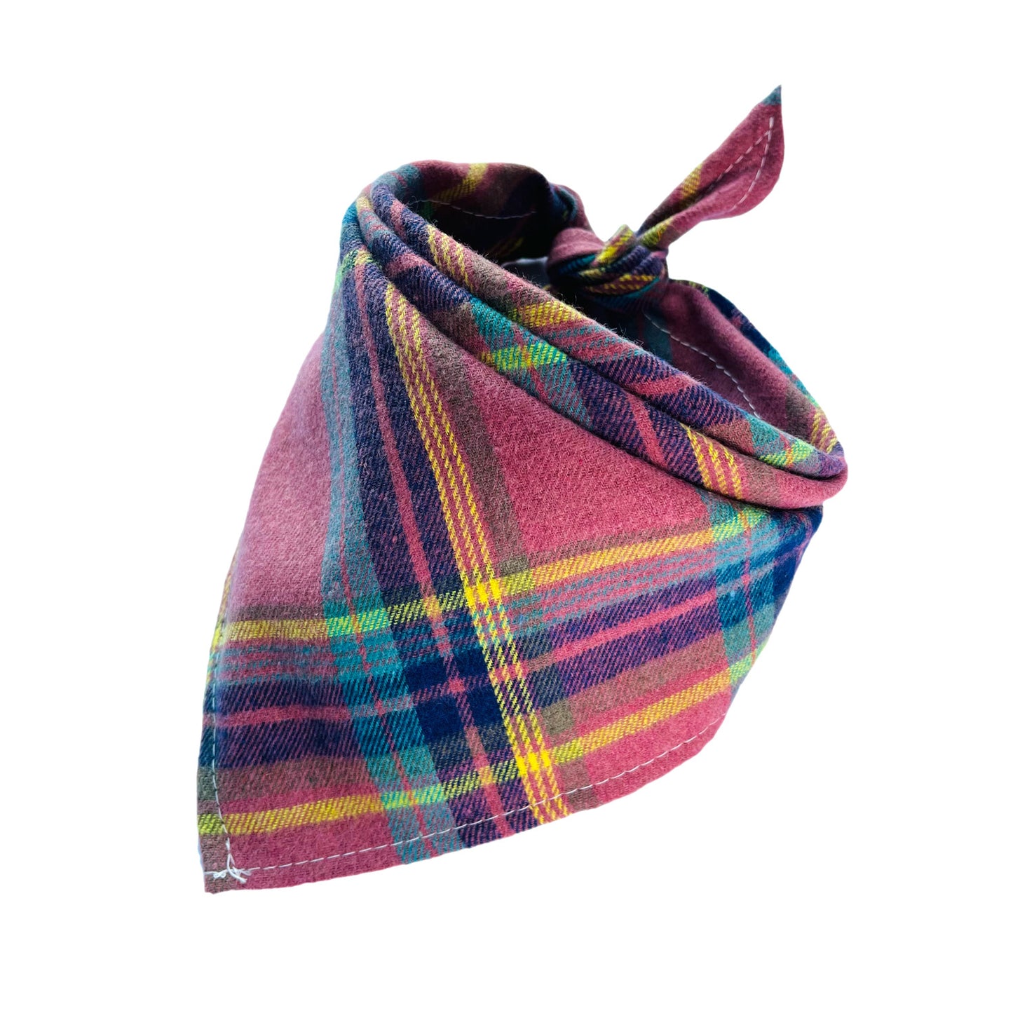 30 Color Thick Plaid Triangle Bib for Babies & Pets