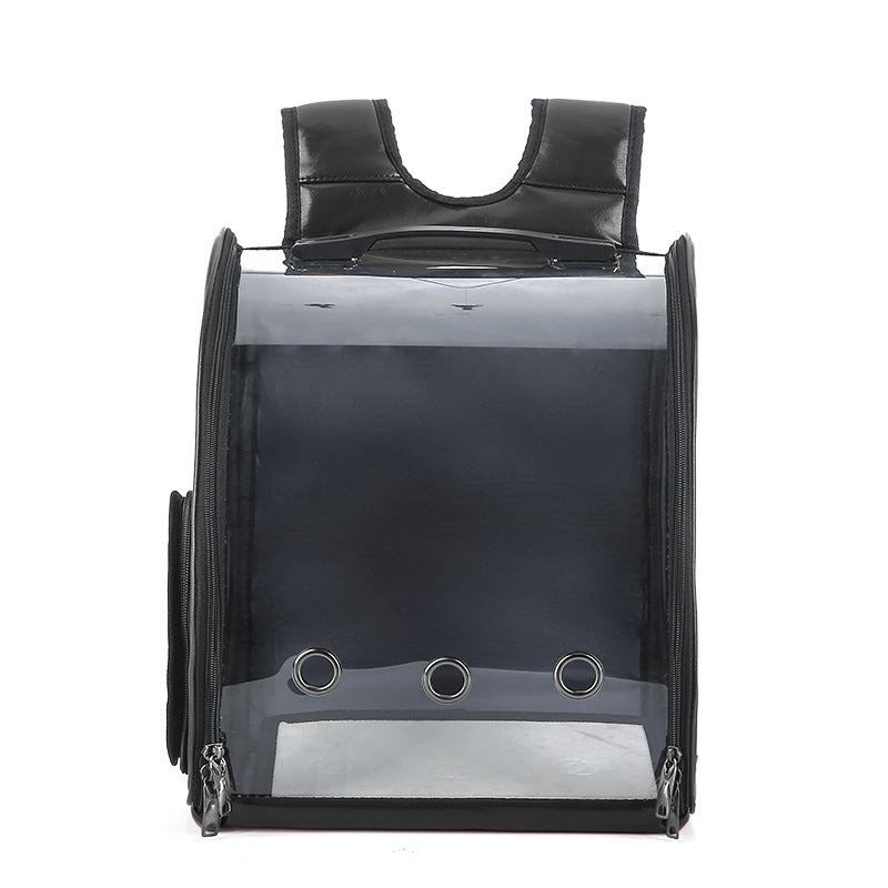 Transparent Foldable Pet Backpack for Cats and Dogs