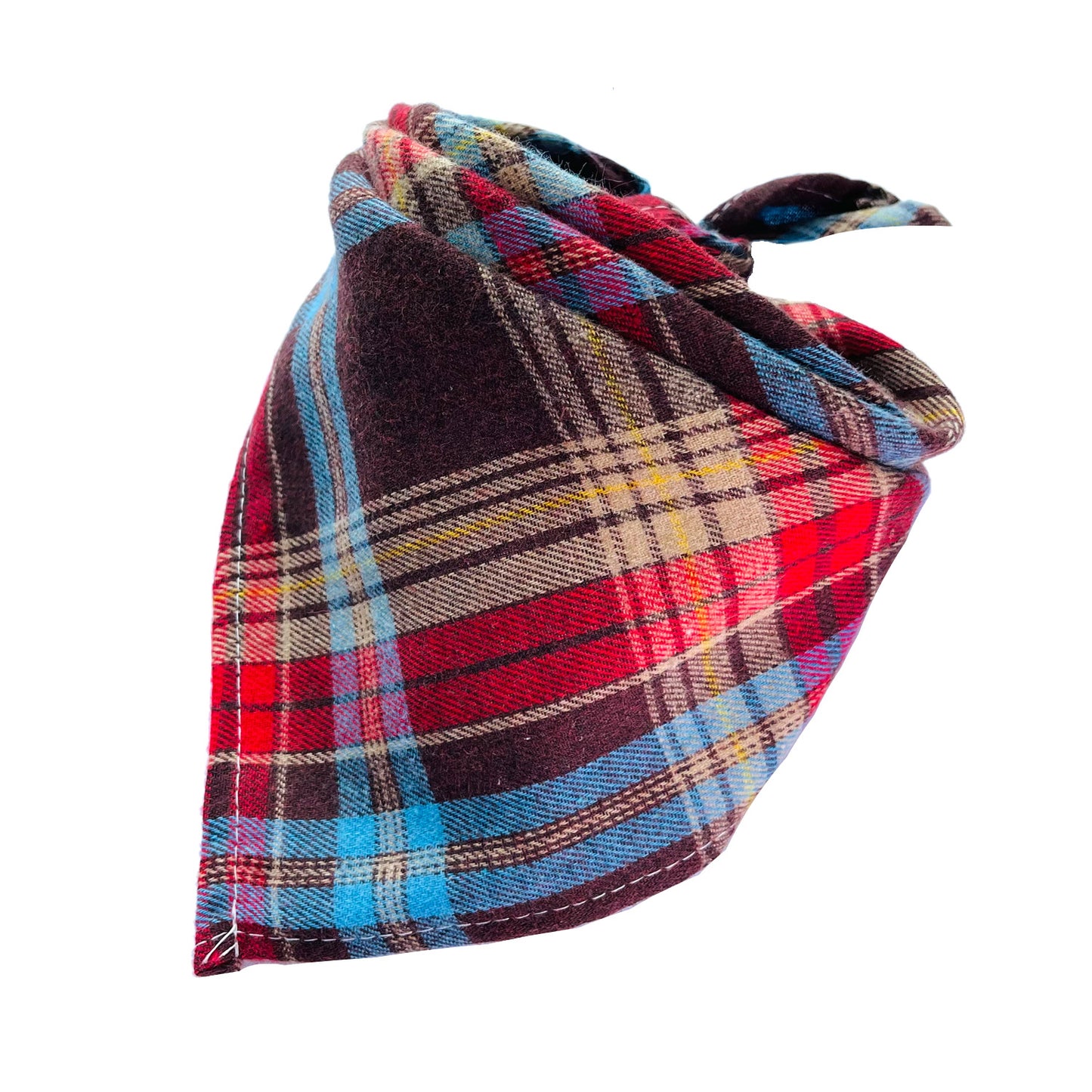 30 Color Thick Plaid Triangle Bib for Babies & Pets