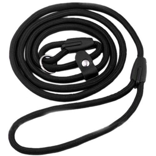 Nylon Solid Color Dog Leash and Chain Combo