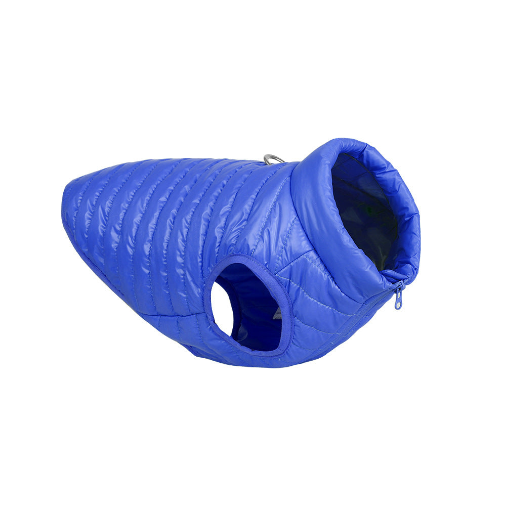 Autumn Winter Nylon Zipper Jacket for Dogs