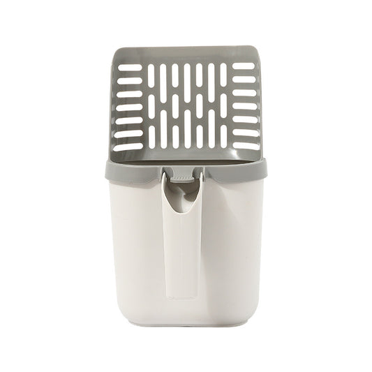 Large Capacity Litter Shovel and Waste Bin for Cats