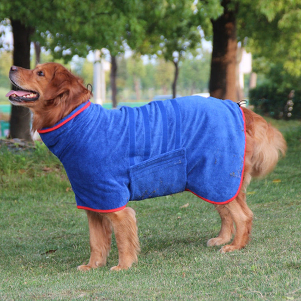 Multi-Color Absorbent All-Inclusive Pet Bathrobe