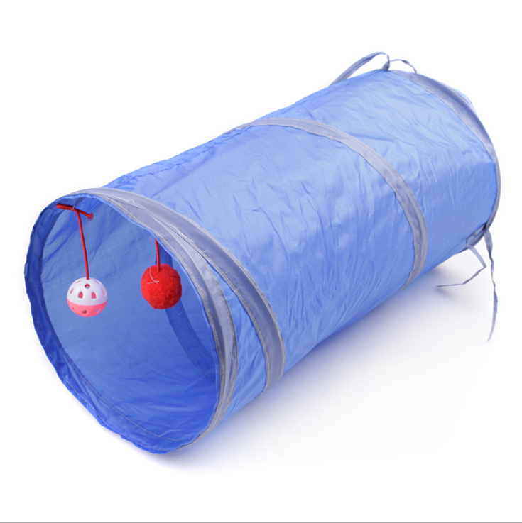Cat Tunnel with Crinkle Paper, Foldable and Collapsible