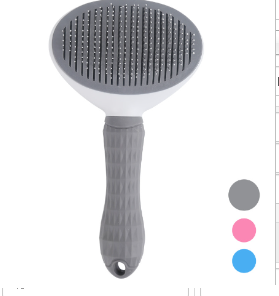 Pet Grooming Brush for Cats and Dogs with De-Shedding Features