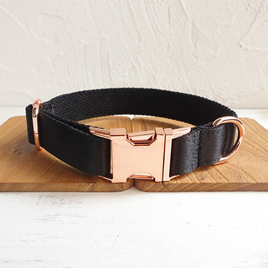 Black Dog Collar for Comfortable Wear and Style