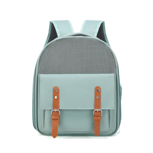 Scratch-Resistant Portable Pet Backpack for Cats and Dogs