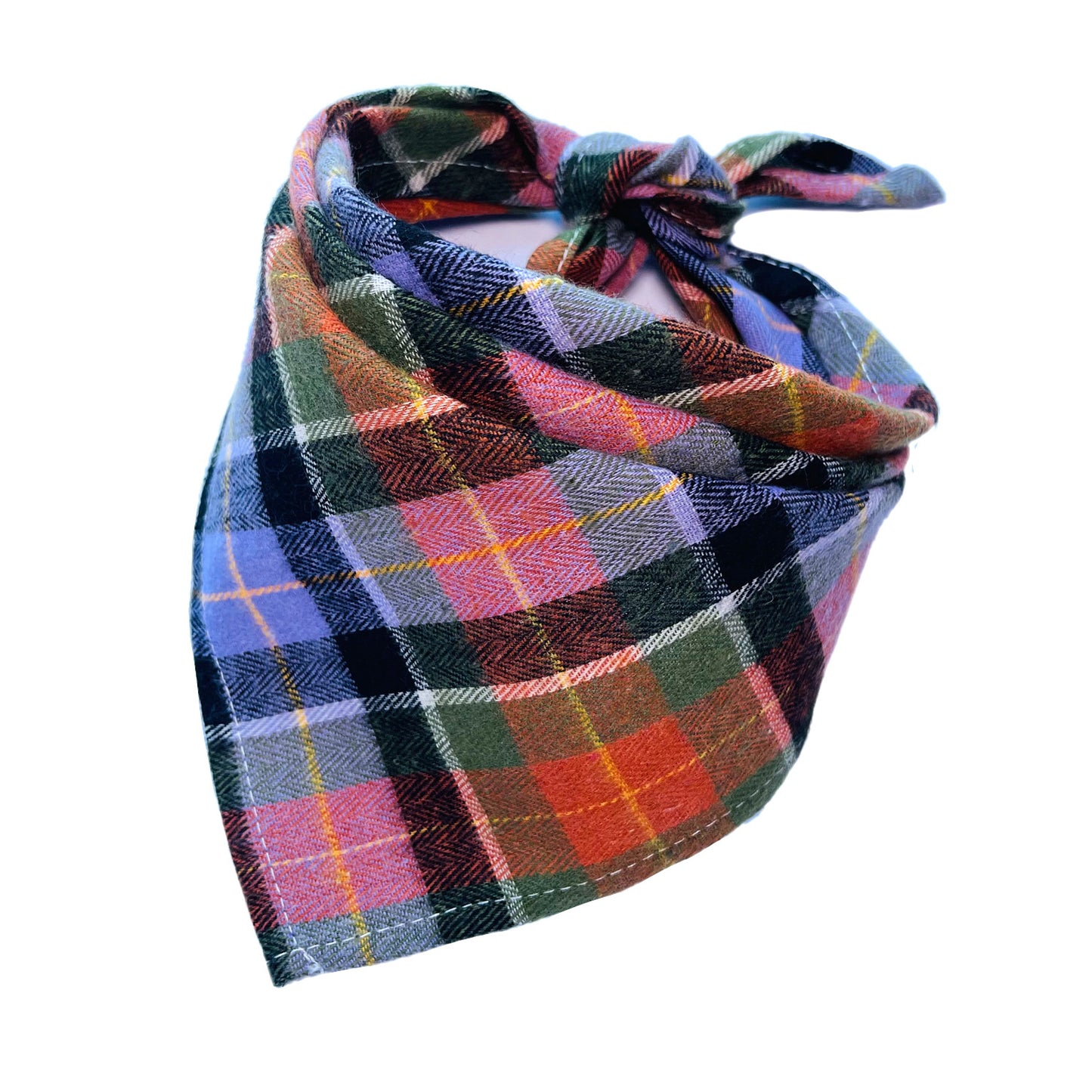30 Color Thick Plaid Triangle Bib for Babies & Pets