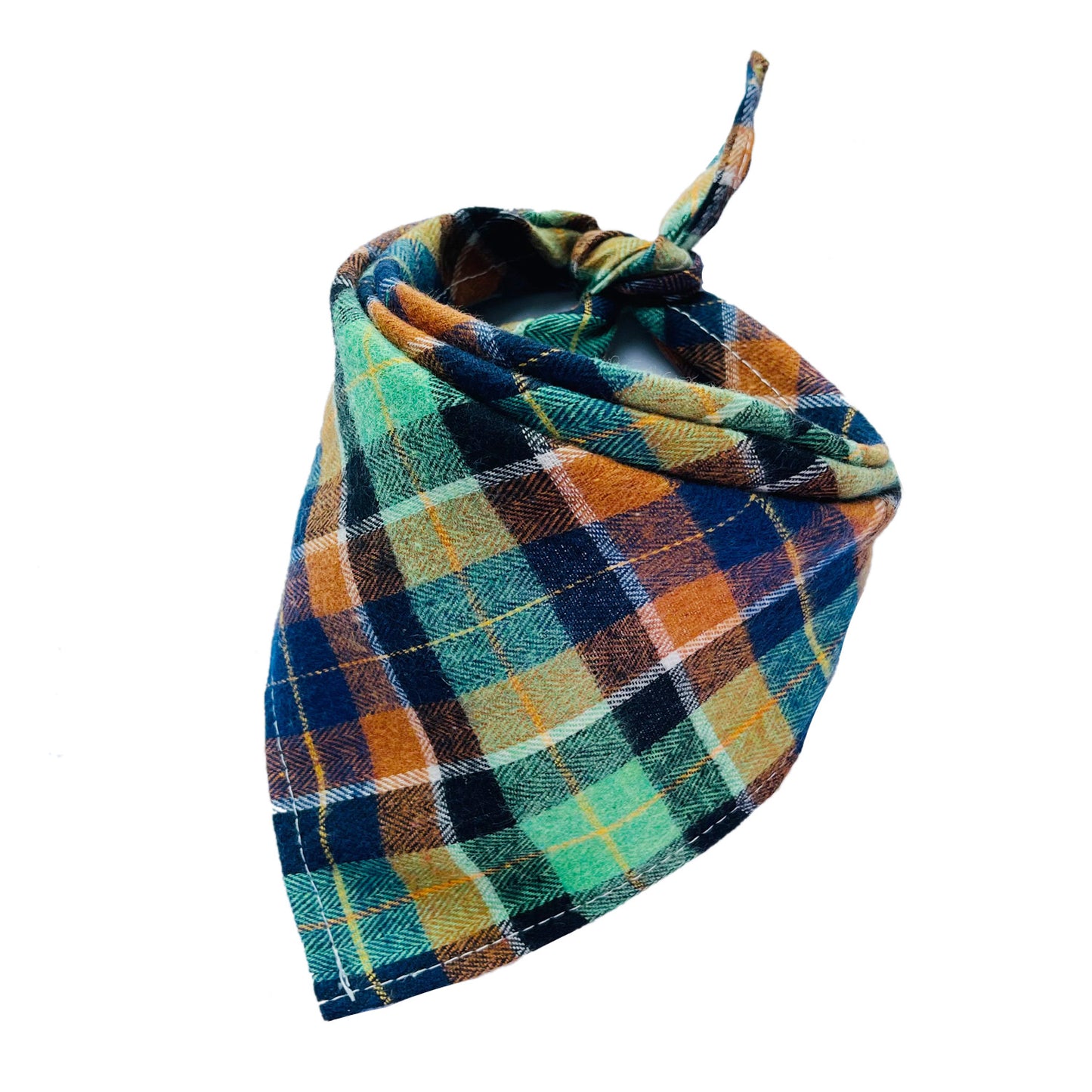 30 Color Thick Plaid Triangle Bib for Babies & Pets