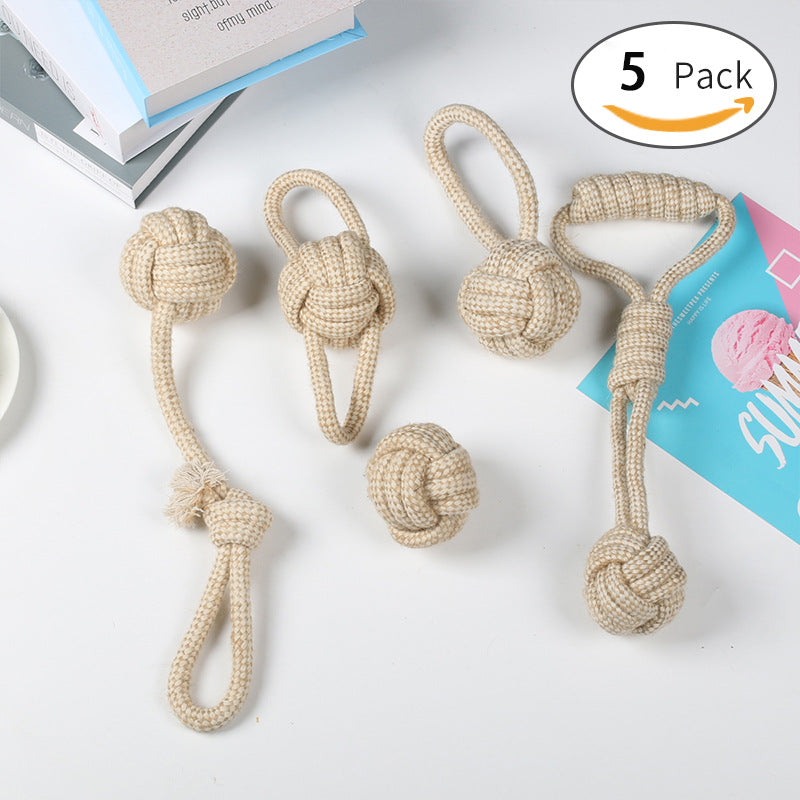 Dog Chew Rope Toys for Small and Large Breeds Set