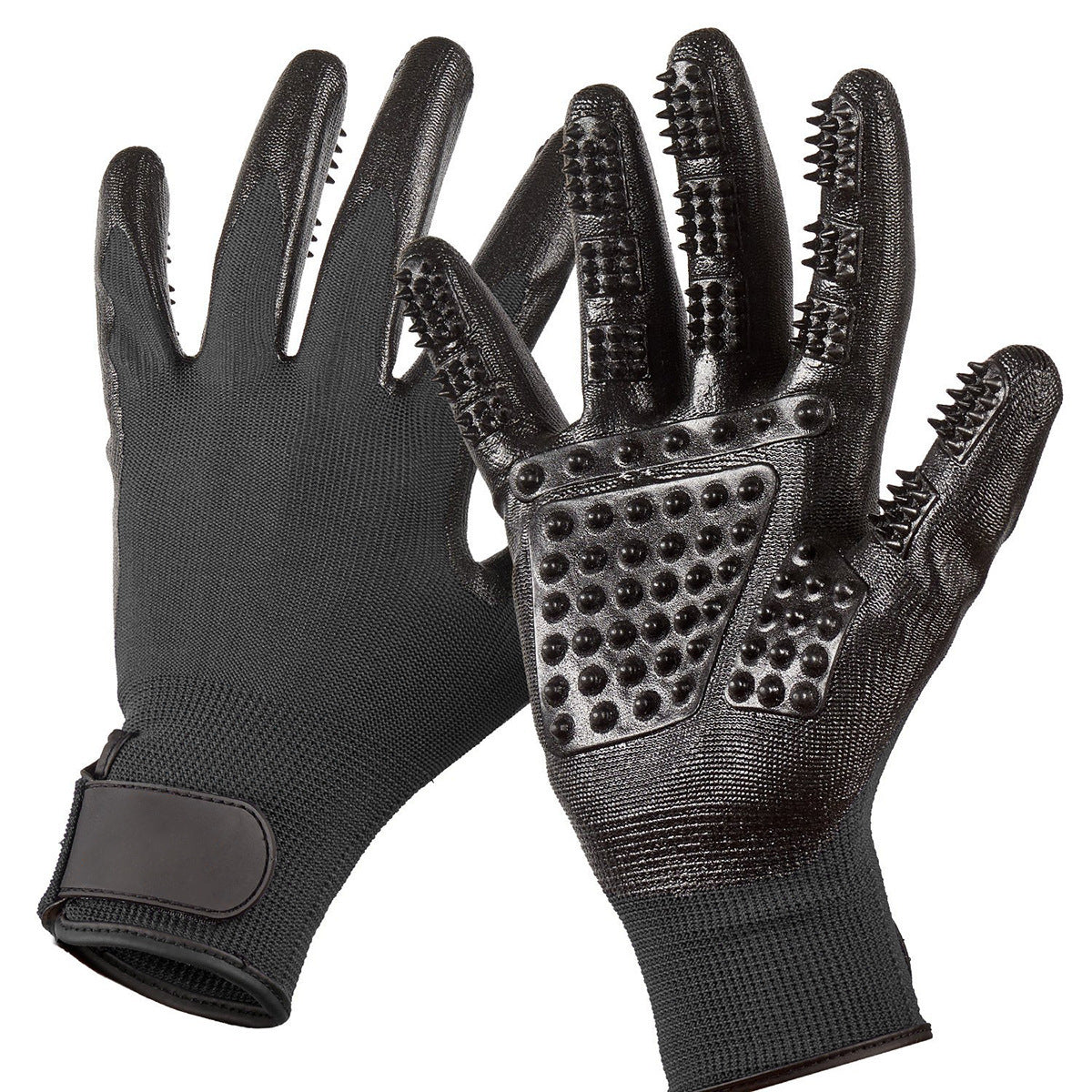 Cat Grooming Gloves with Bathing and Massage Brush