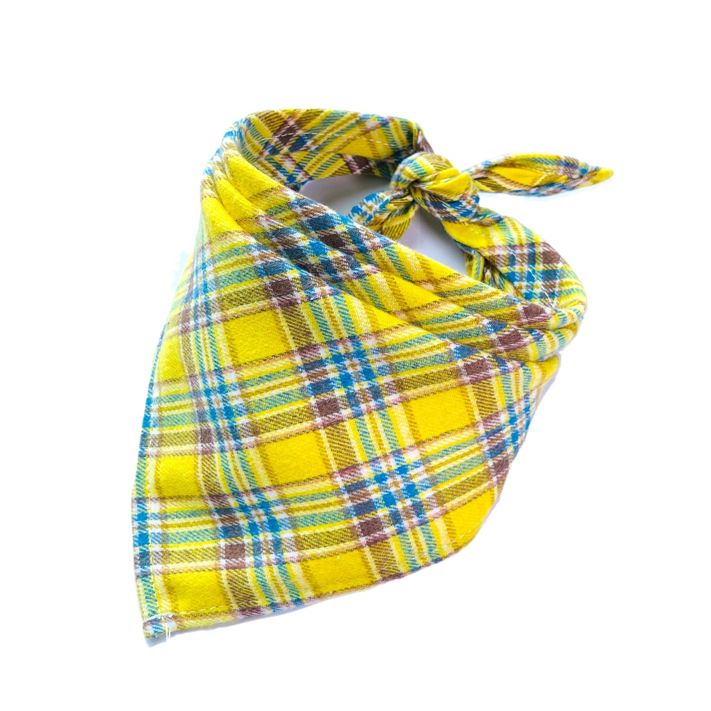 30 Color Thick Plaid Triangle Bib for Babies & Pets